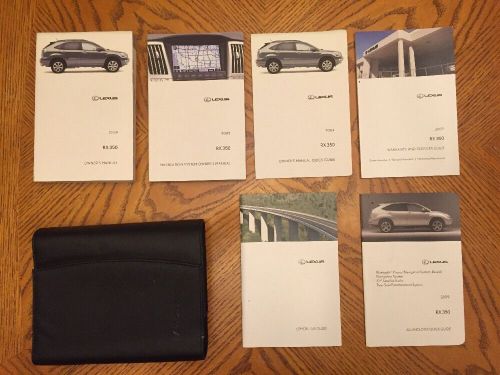 2009 lexus rx350 with navigation owner&#039;s manual stock #250