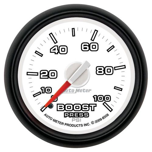 Auto meter 8506 03-09 dodge ram 2500 3500 2 1/16&#034; mechanical boost gauge nib new