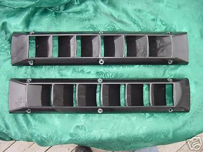 Bayliner sea ray boat marine vent louver black new 17-7/8 x 3-1/2 others too!