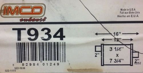 Imco t934 turbo series performance muffler