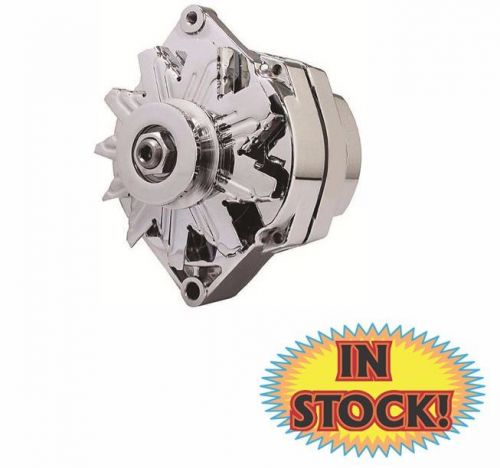 Gm chrome v-belt 100 amp 1 &amp; 3 wire alternator  - ca100