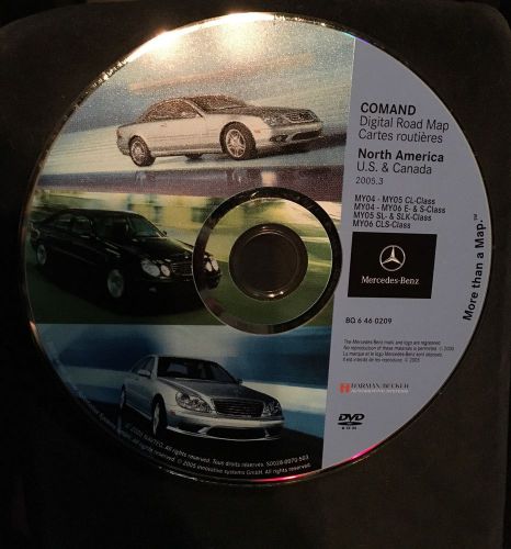 Mercedes navigation dvd cl class/e class/s class/sl class/slk /cls 2005.3