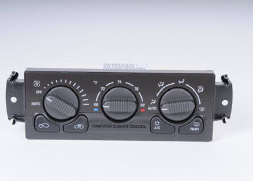 Hvac control panel acdelco gm original equipment 15-72979