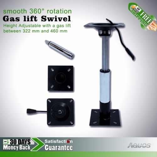 Boat seat adjustable height power pedestal with seat mount 12.7 "-18.1" aquos