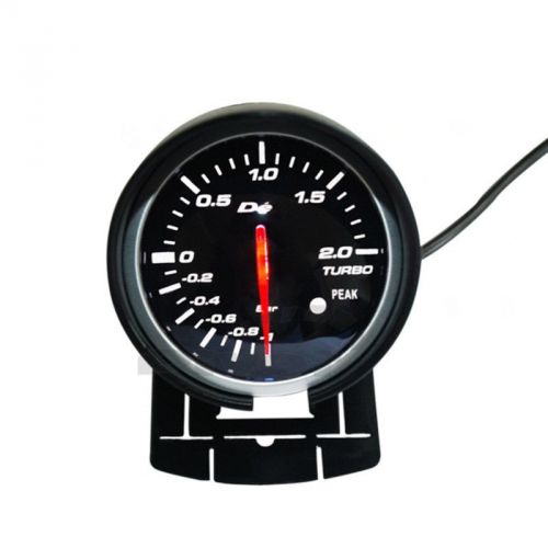 High qualit racing gauge car turbo gauge boost gauge with red &amp; white light 60mm