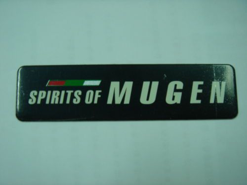 Honda acura fender trunk emblem badge spirits of mugen