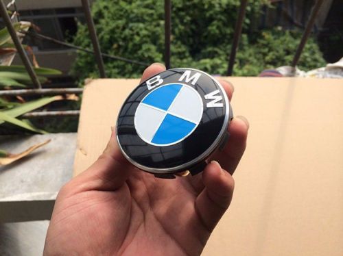12pcs bmw genuine emblem logo badge hub wheel rim center cap 68mm set of 12 grey