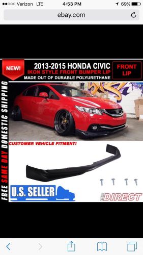 2013 honda civic front lip kit