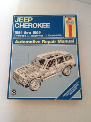 Haynes jeep cherokee repair manual 1984-99