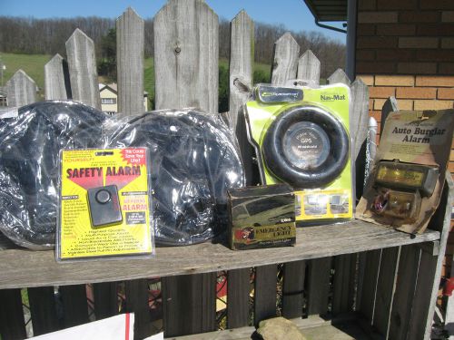 Auto burglar alarm/multi purpose/gps mat/windshield sun blockers/light/emergency