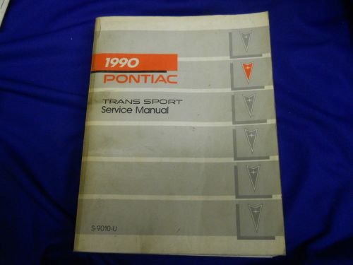 1990 pontiac trans sport service manual s-9010-u transport shop repair factory