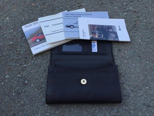 1995 saab 900 turbo owners manual book