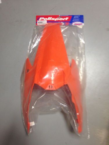 Ktm polisport rear fender w/side panels orange 2003-07 sx sxf xc xcf exc 125-500