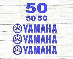 Yamaha 50 hp decal sticker outboard motor decal package
