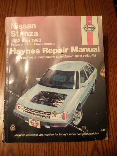 1982-1990 nissan stanza haynes repair manual