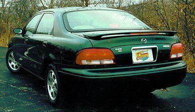 Painted mazda 626 custom style ii spoiler 1998-2002
