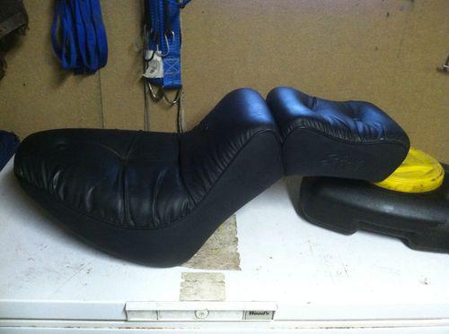 Motorcycle seat soft tail seat