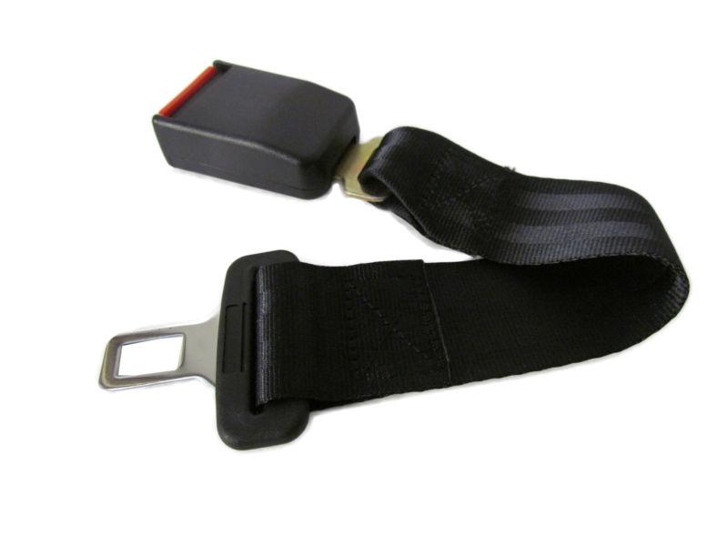 Lumatron 16 inch universal seat belt extender (black/click-n-go) 7/8" clip