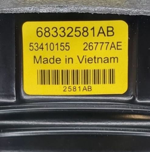 Jeep oem (l or r) rear sound bar/front lower dash speaker 4.5" mopar 68332581ab