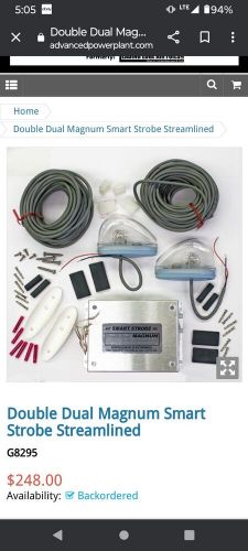 Kuntzleman whelen aircraft strobe light double dual magnum rv4-6-8-12 sddm usa