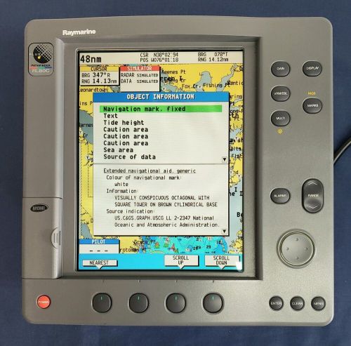 Raymarine RL80c+ Plus Series HSB2 Radar & Chartplotter Display, US $439.85, image 5