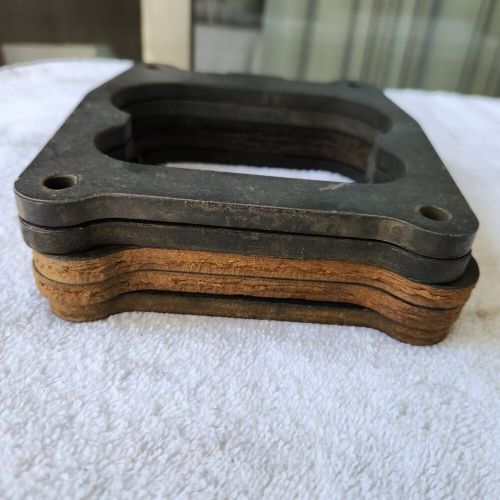 Mopar Carter Thermoquad Carburetor Heat Spacer Base Gaskets. Set of 5. Used., US $45.00, image 4