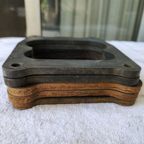 Mopar Carter Thermoquad Carburetor Heat Spacer Base Gaskets. Set of 5. Used., US $45.00, image 5