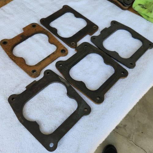 Mopar Carter Thermoquad Carburetor Heat Spacer Base Gaskets. Set of 5. Used., US $45.00, image 6
