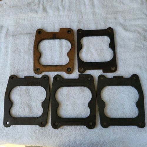 Mopar Carter Thermoquad Carburetor Heat Spacer Base Gaskets. Set of 5. Used., US $45.00, image 10