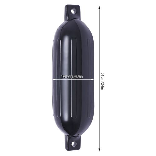 6.5"*24" Boat Fender Bumper 4* Ribbed Marine Dock Shield Protection & Pump, US $55.00, image 12