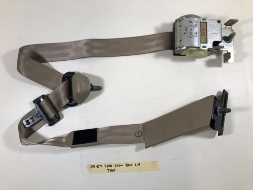 1999 - 2007 FORD F250 F350 Super Duty Crew Cab Rear Driver Tan SEAT BELT, US $30.00, image 12