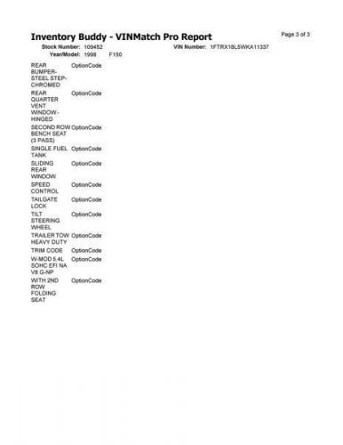 Passenger Front Window Regulator Electric Fits 97-98 FORD F150 PICKUP 10281558, US $95.00, image 4