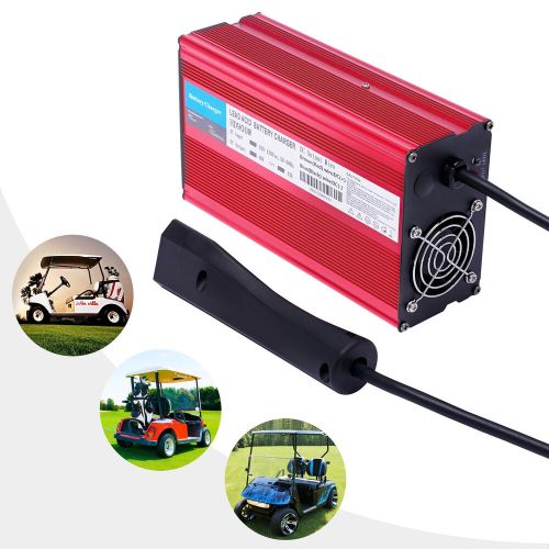 48V 15A Battery Charger Smart Charger 3 Pins Triangle Plug For EZGO Golf Cart, US $104.07, image 7