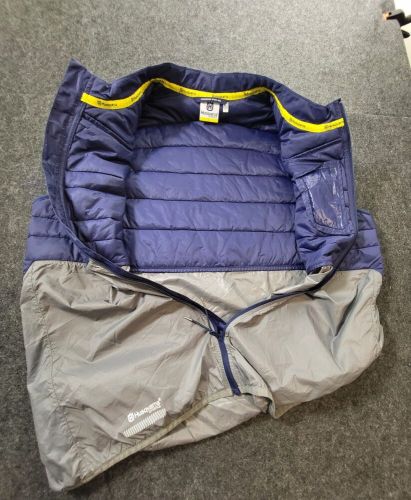 Husqvarna sixtorp hybrid vest men's size large motorcycle blue gray