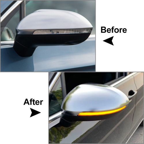 LED Blinker Dynamic Turn Signal Light Side Rearview Mirror Lamp For VW Passat B8, AU $42.09, image 15