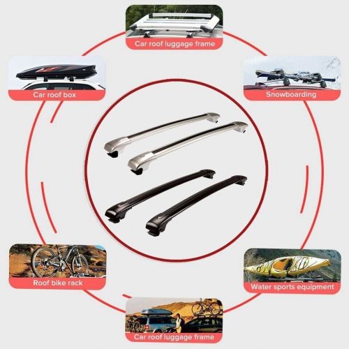 4PCS Roof Rack Rails Crossbars Fits for VW Amarok 2023 2024 Luggage Carrier, AU $599.00, image 3