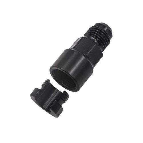 Fuel adapter fitting 6an to 3/8" 5/16"gm quick connect w/thread efi female c