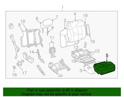 Genuine GM Seat Cover 88938441, US $246.65, image 4