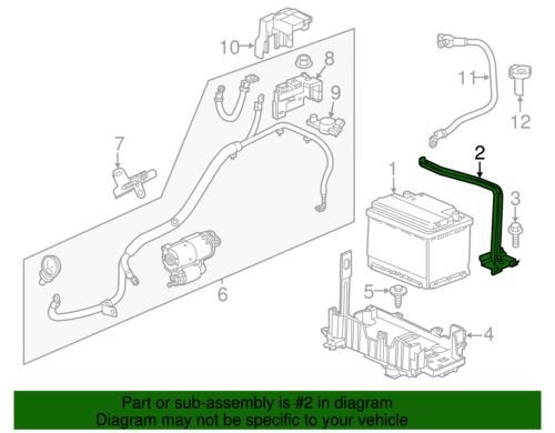 Genuine GM Battery Hold Down Retainer 95492642, US $33.78, image 6