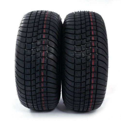 Set of 2 Trailer Tires & Rims 205/65-10 20.5x8.0-10 Load E 5 Lug White Wheel, US $174.67, image 5