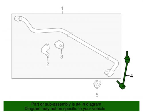 Genuine land-rover stabilizer link lr014145