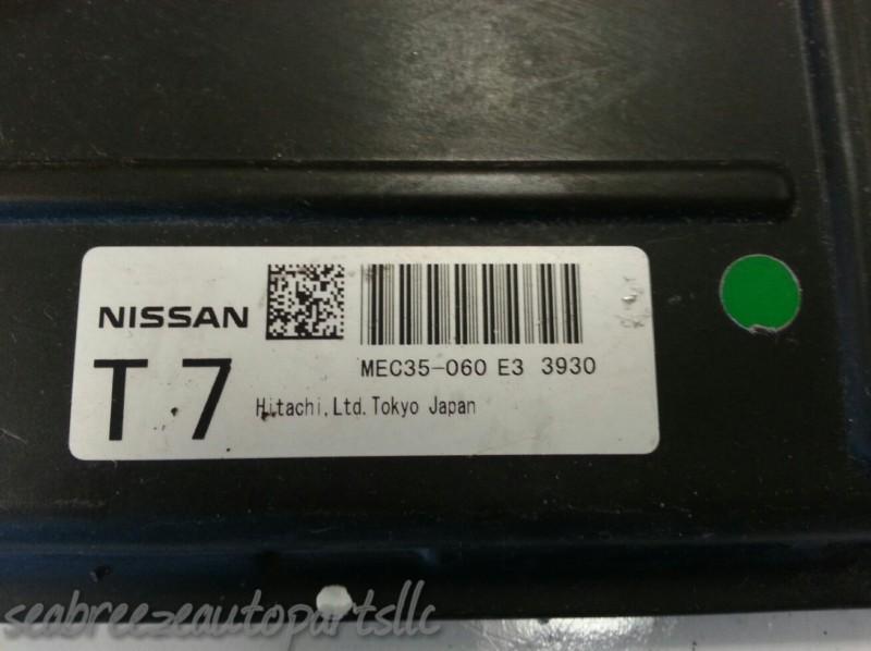 2004 04 NISSAN ALTIMA 2.5L COMPUTER BRAIN ENGINE CONTROL ECU ECM MODULE EBX, US $88.95, image 2