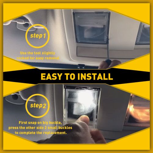 Pack of 2 Car Interior Left & Right Dome Light Cover For 2006-2010 Dodge Charger, US $18.99, image 3