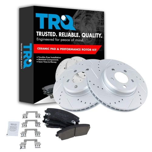 TRQ Front Performance Brake Pad & Rotor Kit Brake Pads Brake Rotors Set,,,,, US $122.00, image 6