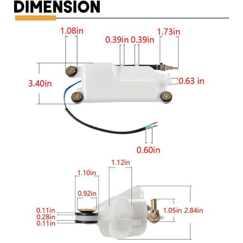 1200-8M0063190 Oil Tank Assy For Mercury Outboard SportJet Optimax EFI 110-240HP, US $72.81, image 15