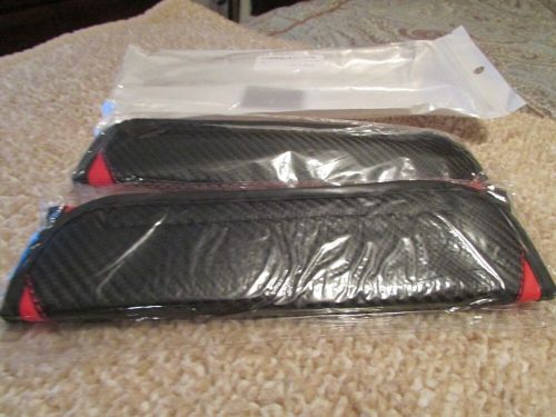 Seat Belt cover shoulder coushion pads ( Accord ) new, black/red w/white letters, US $10.00, image 3