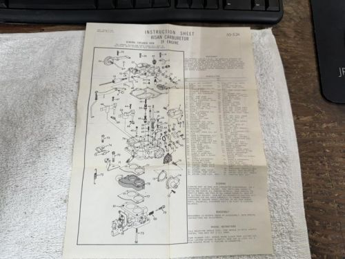 Carburetor FJ40 Federal Fits 75-76 LAND CRUISER 18962, US $25.00, image 2