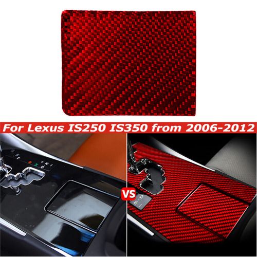 Console Cup Holder Panel Red Carbon Fiber Cover Trim For Lexus IS250 IS350 06-12, US $9.99, image 12