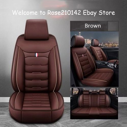 For Mazda Car Seat Covers Full Set Front and Back Cushion PU Leather Waterproof, US $74.99, image 16