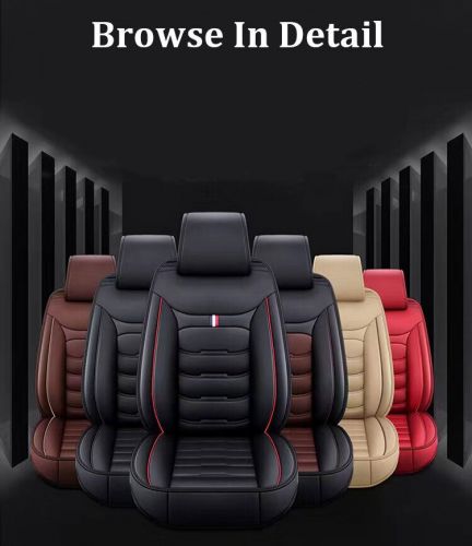 For Mazda Car Seat Covers Full Set Front and Back Cushion PU Leather Waterproof, US $74.99, image 36